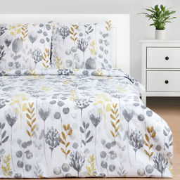 Постельное бельё Этель 1.5 сп Flora and spring (вид 2) 143х215 см,150х214 см, 70х70 см 2 шт  фото 13