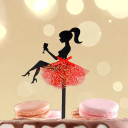 Топпер Девушка с бокалом - Страна карнавалия фото 4