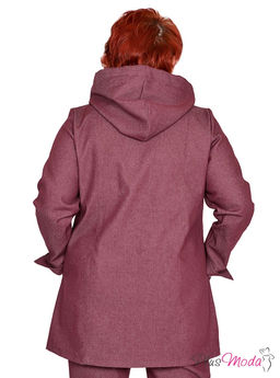 Парка Модель №1485 размеры 44-84 - Plusmoda фото 6