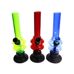 Бонг пластик Фигурный Acralik 16см d-5,5см цвета в ассортименте - Сандаловый дом фото 3