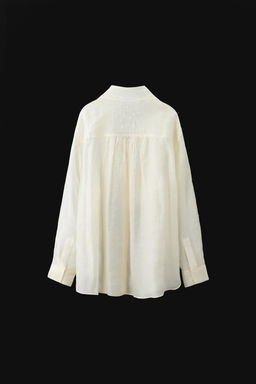 CAMISA PA?UELO ZW COLLECTION / Crudo - Zara фото 8