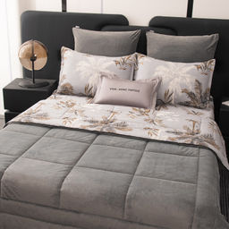 Комплект постельного белья на резинке Сатин Velouria Luxe с Одеялом VLR009 - Ситрейд фото 3