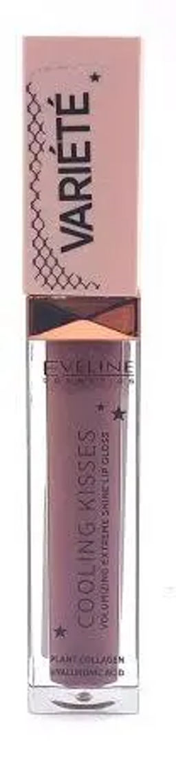 Eveline COOLING KISSES Блеск д/губ Охлаждающий, увеличивает объём VARIETE 6,8мл №04. (*3)
