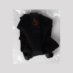 Цена за 2 шт. Массажёр - фиксатор для осанки, на липучках, размер универсальный, чёрный