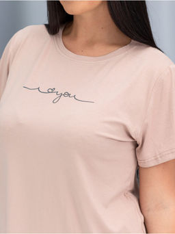 Пижама "Деликатность" бежевый с шортами