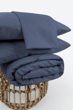 Простыня на резинке из поплина 180X200X30 Happy Fox Home  фото 3