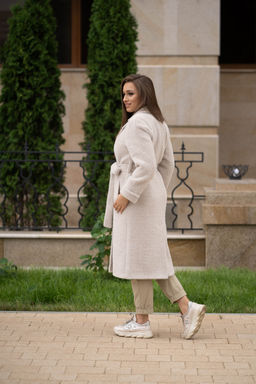 Пальто женское демисезонное 22555 (beige)