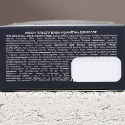 Подарочный набор новогодний Сильному духом: гель для душа и шампунь для волос, 2?100 мл, Чистое счастье