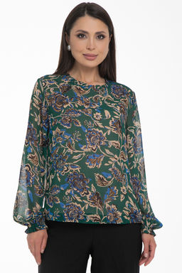 Блуза Волшебный шифон (модный принт)