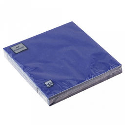 Салфетки бумажные "Art Bouquet" 33х33см, 3-х слойные, 16 штук в упаковке, 100% целлюлоза, "Барокко. Темно-синий" (Россия)