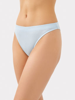 Цена за 2 штуки! Трусы женские слипы в голубом цвете голубая иллюзия 412531 - Mark formelle фото 3