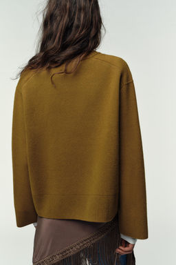 95% WOOL LONG SLEEVE JUMPER - Zara фото 5