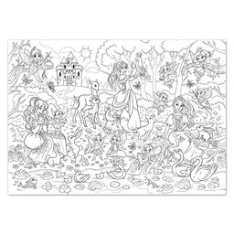 Раскраски гиганты «Для маленьких волшебниц», набор 2 шт., 84 × 59 см