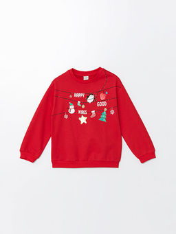 Bisiklet Yaka K?z ?ocuk Sweatshirt