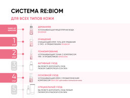 Набор средств для ухода за комбинированной и нормальной чувствительной кожей Re:Biom № 2, 5 средств - Icon skin фото 7