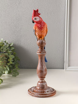 Фигура полистоун «Попугай», 33×12×12 см