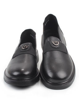 06-DHL164-1 BLACK Туфли женские (натуральная кожа)
