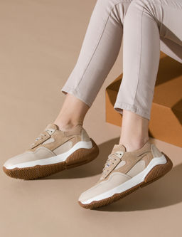Bej Sneaker