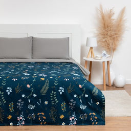 Покрывало 2-спальное «Этель» Herbs, 180×215 см, 100% хлопок