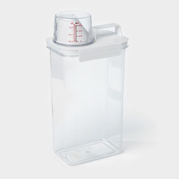 Контейнер для стирального порошка и кондиционера, с мерным стаканом, 2300 мл