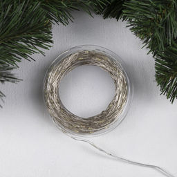 УЦЕНКА Гирлянда Нить 50 м, IP44, 500 LED, 31 В, 8 режимов, серебристая нить, свечение белое - Luazon lighting фото 6