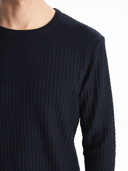 Bisiklet Yaka Erkek Triko Kazak