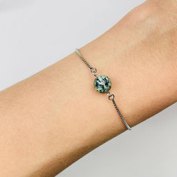 Браслет регулируемый из Варисцита - Радуга самоцветов фото 2