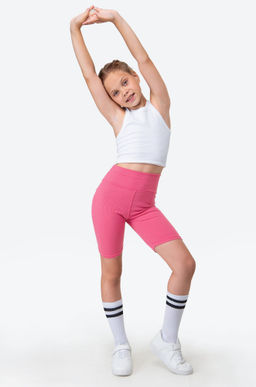 Велосипедки в рубчик для девочки Happyfox