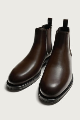 BOTA CHELSEA PUNTA / Marr?n - Zara фото 2