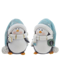 Фигурка декоративная "Пингвин", L5 W5 H6,5 см, 2в.