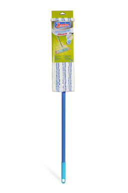 Швабра MICROWIPER ABRASIVE с телескоп.ручкой 140см, микрофибра+абразив