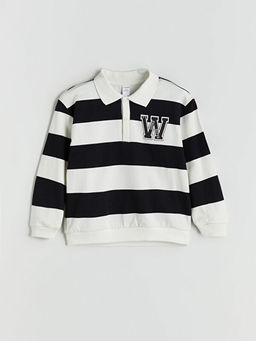 Polo Yaka Erkek ?ocuk Sweatshirt