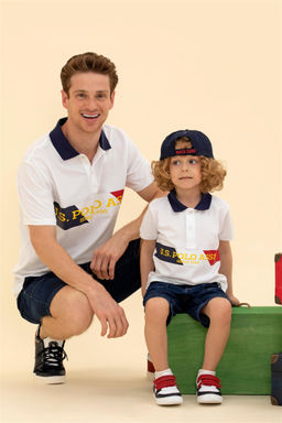 Белая футболка с воротником-поло для мальчика Неожиданная скидка в корзине - U.s. polo assn фото 2