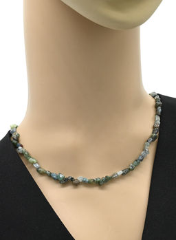 Чокер из лазурита галтовка, 40см - Радуга камня фото 6