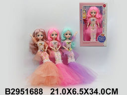 Кукла "Русалка" в ассорт. (2951688) в пакете 21*6,5*34см