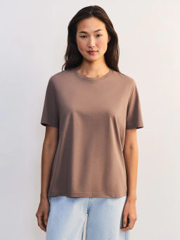 Базовая футболка из хлопка REGULAR0526-66 / Zarina