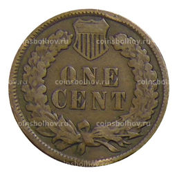 Монета 1 цент 1906 года США