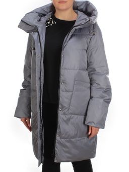 S21122 GRAY Куртка зимняя женская облегченная Y SILK TREE - Fashion фото 9