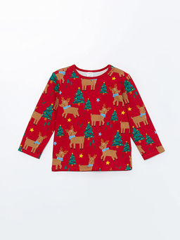 Y?lba?? Temal? Erkek Bebek Pijama ?st