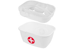 Контейнер 32*25*18,5 см Аптечка с крышкой с 2-мя защелками +вкладыш (бело-красн)(650) - Elan gallery фото 14