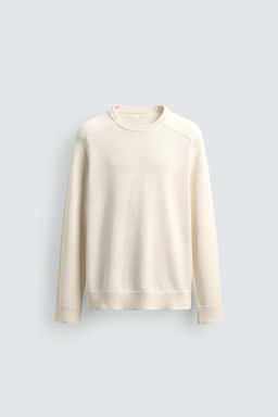 JERSEY ESTRUCTURA ALGOD?N / Blanco roto - Zara фото 7