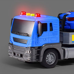 Машина "Полицейский тягач" 1:16 (свет, звук) в коробке