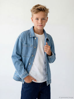 Erkek ?ocuk Jean Ceket