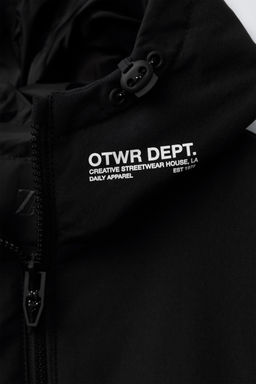 FAUX SHEARLING AND NYLON JACKET - Zara фото 7