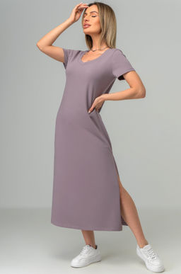 Однотонное женское платье-футболка Happyfox - Happy fox фото 8