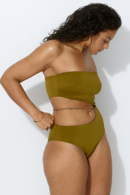 Traje de ba?o bandeau con copa acolchada High Leg - H&m фото 6