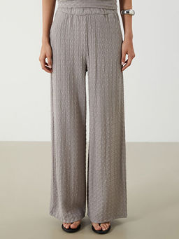 Beli Lastikli Dokulu Kad?n Pantolon