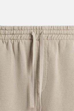 WASHED JOGGER BERMUDA SHORTS - Zara фото 10