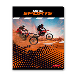 Светоч 80ТСК5_0_2_1 Тетрадь ученическая общая, A5 80 л. на скобе 65 г/кв.м , белизна 100 % 5 шт. клетка 000485 Мотофристайл  фото 4