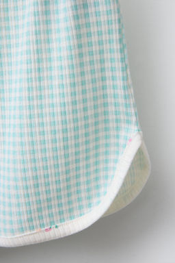 6-14 YEARS/ GINGHAM AND FLORAL T-SHIRT AND BERMUDA PYJAMAS - Zara фото 8